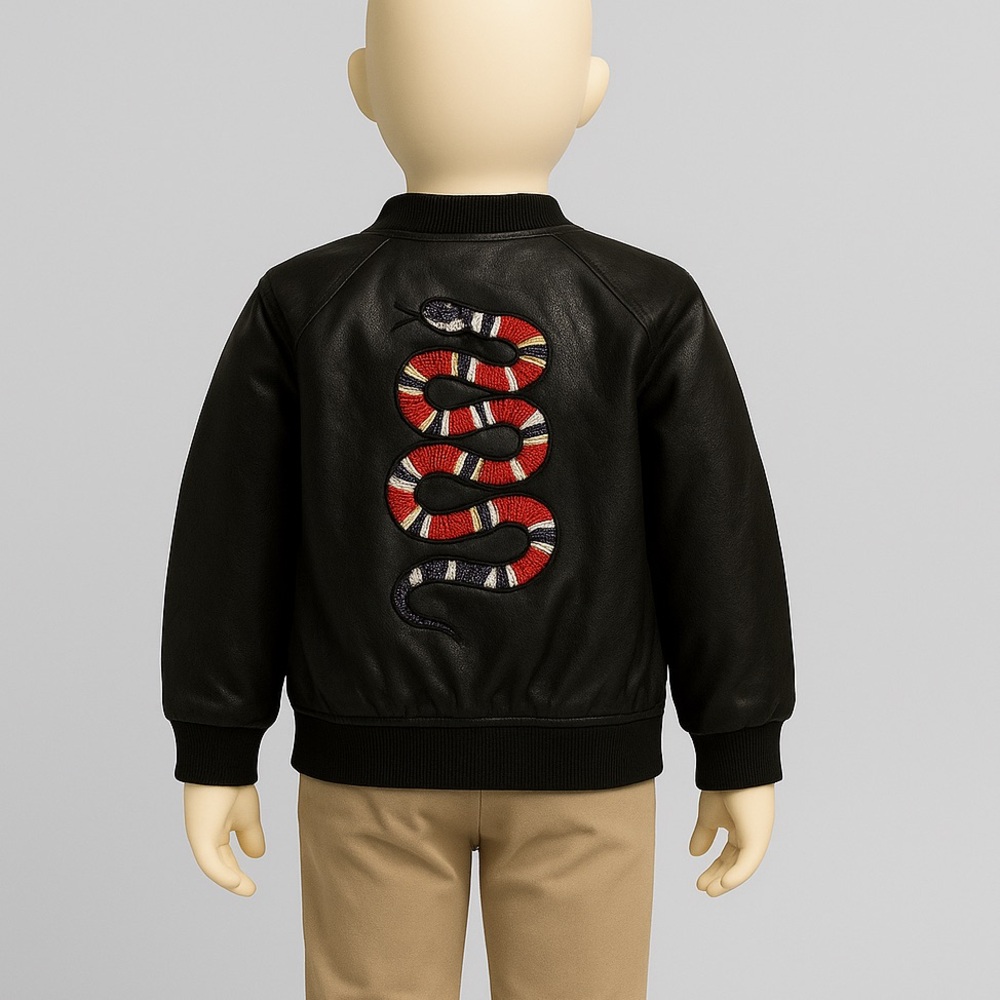 Kids jacket with snake pix